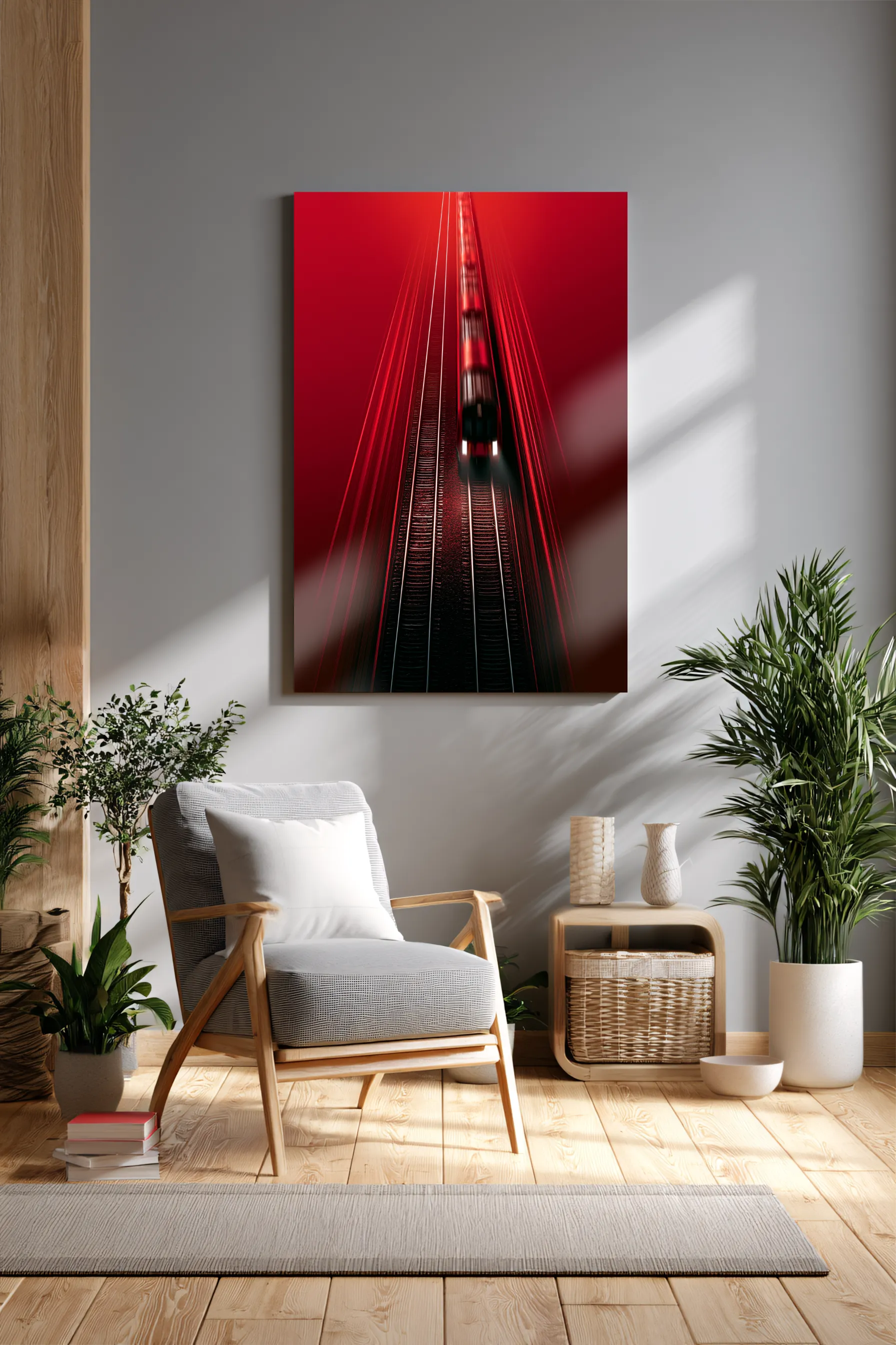 Red Train Tracks