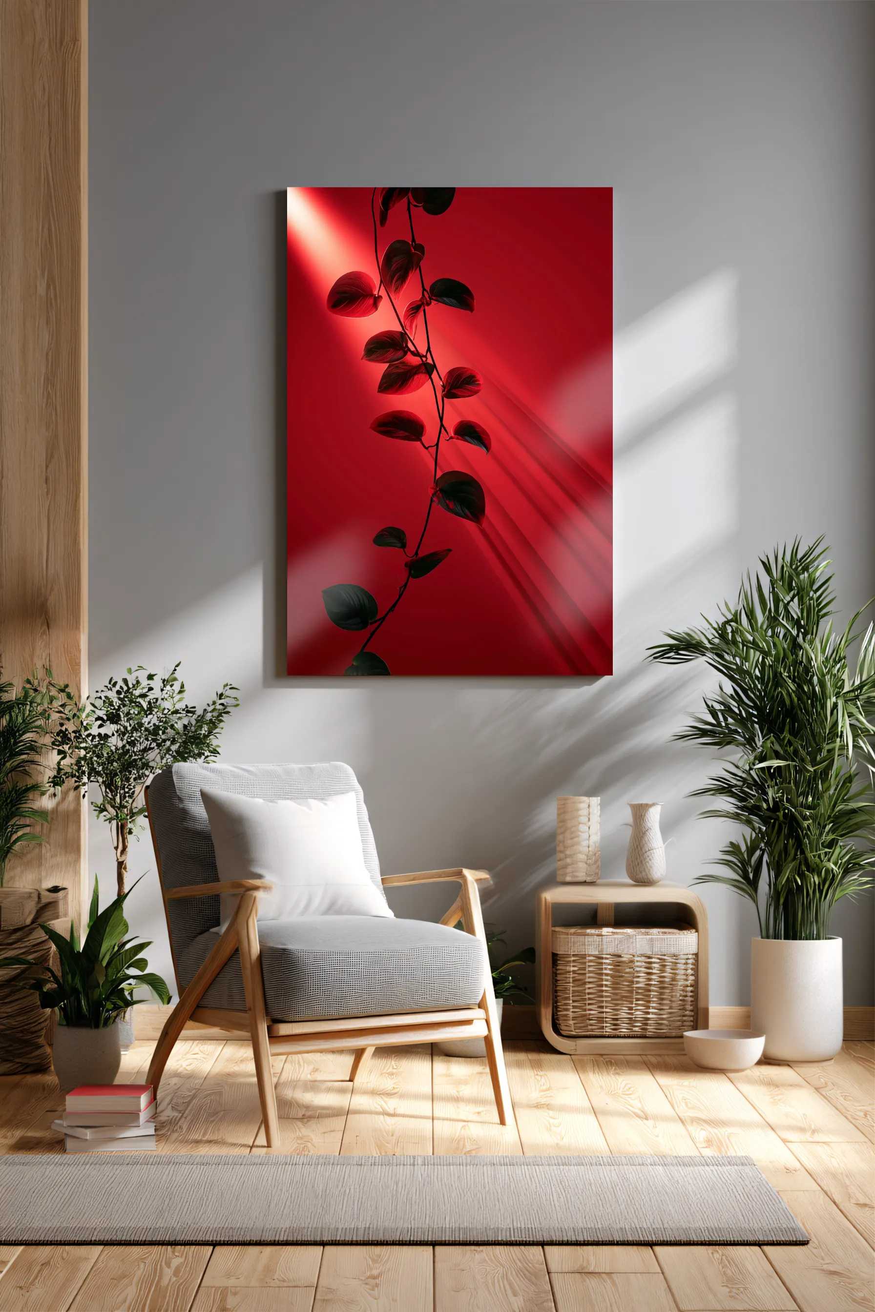 Red Climbing Plant